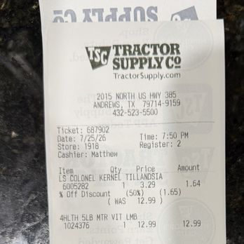 Tractor Supply - Pet Stores Near Me - Andrews, Texas Tractor Supply - Pet Stores Near Me - Andrews, Texas