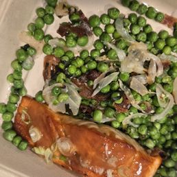 Salmon & peas Salmon & peas
