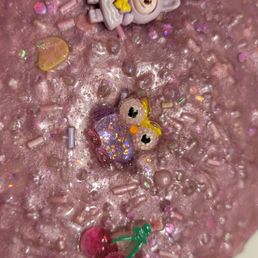 This my slime, it's scented and mixed with all kinds of cute textures.