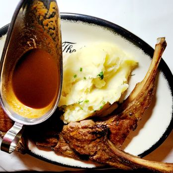 The Top Steakhouse - a plate of meat and mashed potatoes - Steakhouses Near Me - Columbus, Ohio The Top Steakhouse - a plate of meat and mashed potatoes - Steakhouses Near Me - Columbus, Ohio