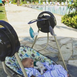 Thankful for baby rentals so my baby could sleep peacefully by the pool. Life saver!