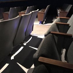 Spotlights Theaters Corning - No drink holders!