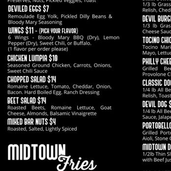 Midtown Spirits - Appetizers menu - Bars Near Me - Sacramento, California Midtown Spirits - Appetizers menu - Bars Near Me - Sacramento, California