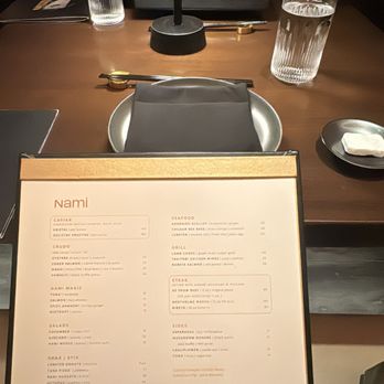 Nami - The Food Menu - Japanese Near Me - Orlando, Florida