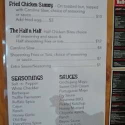 Pete’s Fried Chicken - Menu