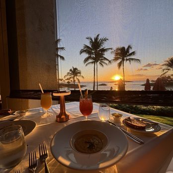 Ama Ama Restaurant - View from our table at sunset. - New American Near Me - Kapolei, Hawaii Ama Ama Restaurant - View from our table at sunset. - New American Near Me - Kapolei, Hawaii