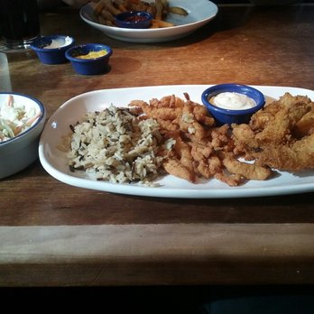 Red Lobster - Build your own lunch combo $10.99: clam strips, crispy fried fish, coleslaw and rice pilaf - Seafood Near Me - Denton, Texas Red Lobster - Build your own lunch combo $10.99: clam strips, crispy fried fish, coleslaw and rice pilaf - Seafood Near Me - Denton, Texas