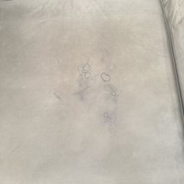 Picture of one of the back of cushion that was not shampoo. Picture of one of the back of cushion that was not shampoo.
