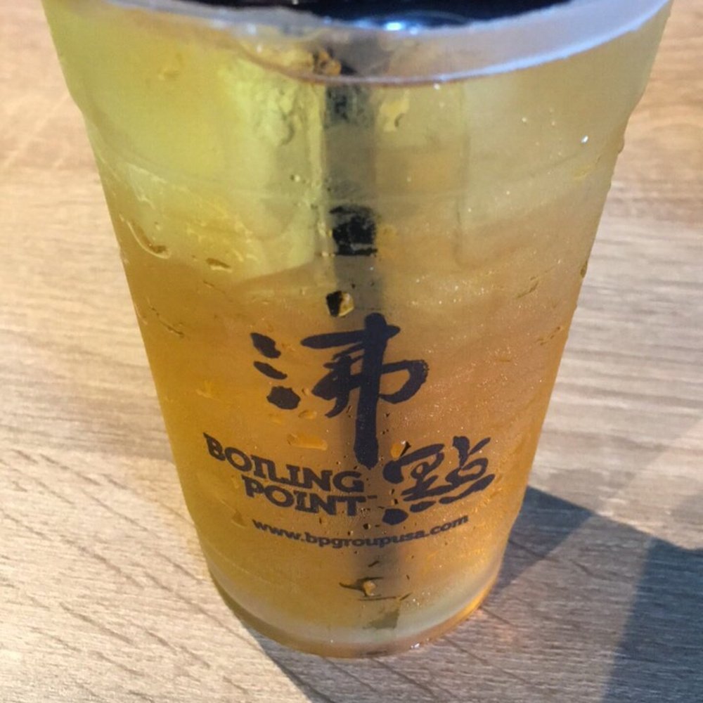 Boiling Point - Iced Green tea with a little sweetness - Taiwanese Near Me - San Jose, California