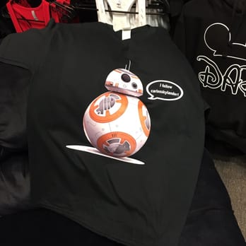 Custom Made - Eastridge Mall - BB8 looks great! Excellent quality - Screen Printing/T-Shirt Printing Near Me - San Jose, California Custom Made - Eastridge Mall - BB8 looks great! Excellent quality - Screen Printing/T-Shirt Printing Near Me - San Jose, California