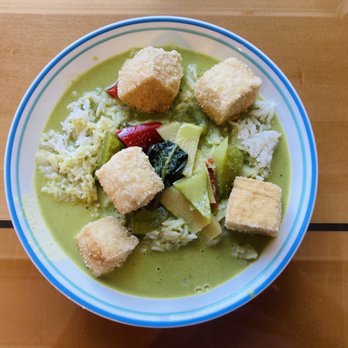Thai by Day - Agedashi tofu green curry - Asian Fusion Near Me - Edmonds, Washington Thai by Day - Agedashi tofu green curry - Asian Fusion Near Me - Edmonds, Washington