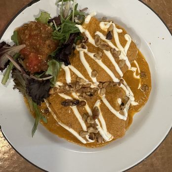 Wild Craft Eatery - Sweet Potato Enchilada - Cafes Near Me - Boone, North Carolina Wild Craft Eatery - Sweet Potato Enchilada - Cafes Near Me - Boone, North Carolina