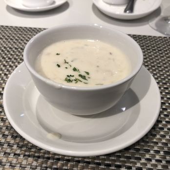 NM Cafe - Todays Seasonal Soup clam chowder - New American Near Me - Palo Alto, California NM Cafe - Todays Seasonal Soup clam chowder - New American Near Me - Palo Alto, California