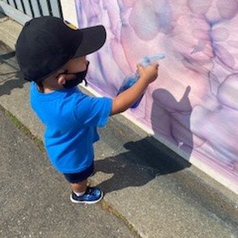 Bay Area Discovery Museum - Spray painting - Children's Museums Near Me - Sausalito, California