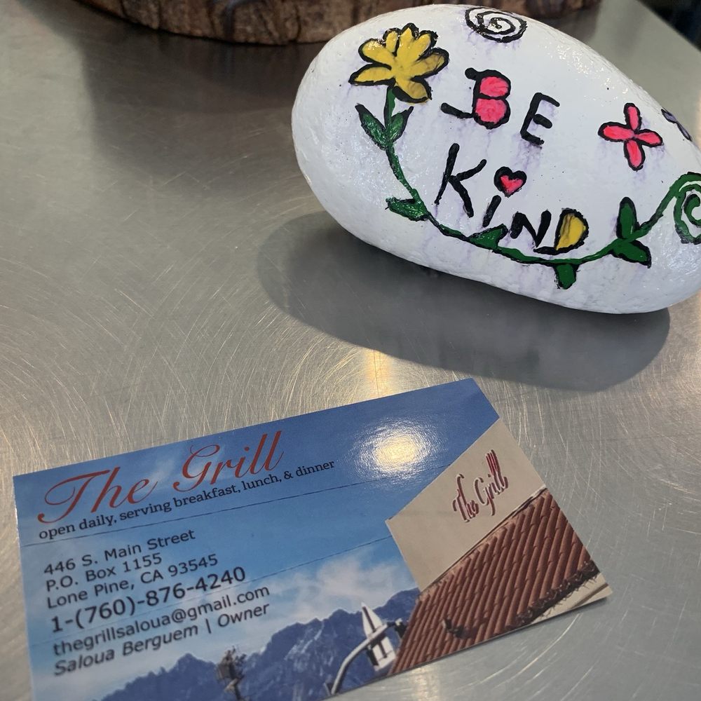 The Grill - Hand painted rocks for purchase - American Near Me - Lone Pine, California The Grill - Hand painted rocks for purchase - American Near Me - Lone Pine, California