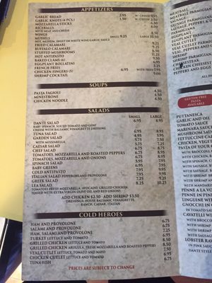Menu photo 7 Dante's Pizza & Restaurant Cresskill, NJ Menu photo 7 Dante's Pizza & Restaurant Cresskill, NJ