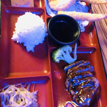 Sushi Yama - Beef teriyaki with shrimp tempura bento box lunch special - Japanese Near Me - Boca Raton, Florida Sushi Yama - Beef teriyaki with shrimp tempura bento box lunch special - Japanese Near Me - Boca Raton, Florida