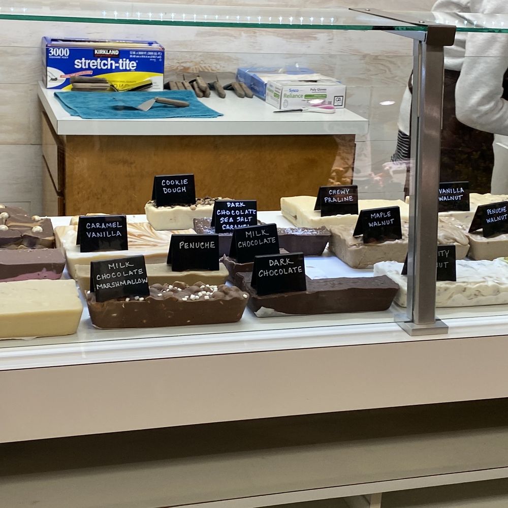 Sisters Cascade - a display of different types of cheese - Desserts Near Me - Sisters, Oregon