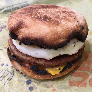 McDonald's - This is really sad!  You know they saw this and both of them were burnt. I want it toasted not burned. - Burgers Near Me - Schertz, Texas