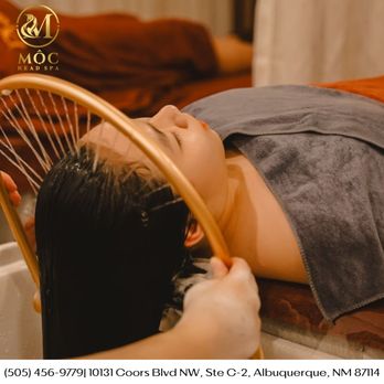 Moc Head Spa - Your mind deserves a break. Experience the ultimate relaxation with our Head Spa treatment. Let go of stress and feel rejuvenated! - Hair Salons Near Me - Albuquerque, New Mexico Moc Head Spa - Your mind deserves a break. Experience the ultimate relaxation with our Head Spa treatment. Let go of stress and feel rejuvenated! - Hair Salons Near Me - Albuquerque, New Mexico
