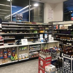 Walgreens - This Walgreens location has a larger liquor department... wow!