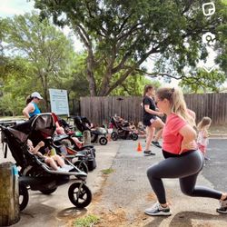 Prenatal postnatal workout with or without kids in tow