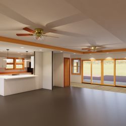 Drafting Hawaii - Living room space