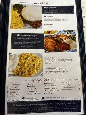 Menu photo 1 Blue Gate Restaurant & Bakery Shipshewana, IN Menu photo 1 Blue Gate Restaurant & Bakery Shipshewana, IN