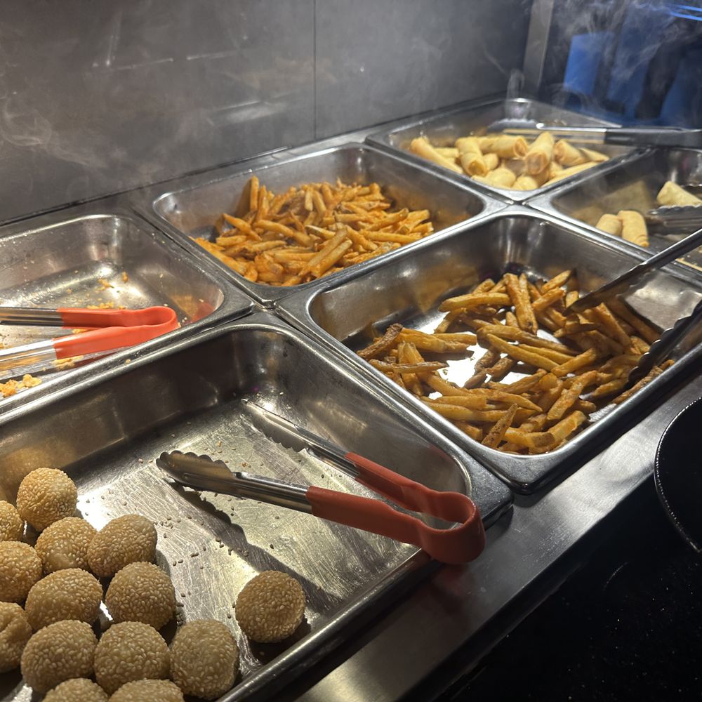 KPOT Korean BBQ & Hot Pot - Buffet Bar - Sesame Balls, Fries, Egg Rolls - Korean Near Me - Tucker, Georgia KPOT Korean BBQ & Hot Pot - Buffet Bar - Sesame Balls, Fries, Egg Rolls - Korean Near Me - Tucker, Georgia