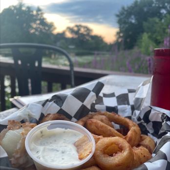 Vickers Lakeside Tavern - onion rings and dip - Bars Near Me - Vicksburg, Michigan Vickers Lakeside Tavern - onion rings and dip - Bars Near Me - Vicksburg, Michigan