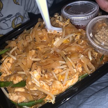 Anothai Cuisine - Chicken Pad Thai - Thai Near Me - Houston, Texas