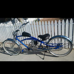 Moonlightning Bicycles - Mustang stretch frame with 2 stroke motor