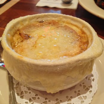 Bobby Van's Grill - French onion soup with bacon in it, hrm - Steakhouses Near Me - Jamaica, New York