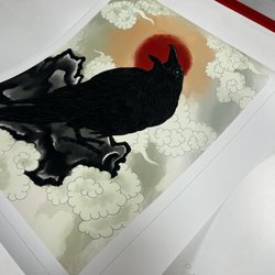 Nevada Art Printers - Can't see the details in the black from my photo but it's exactly as I had painted with procreate.