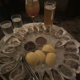 Two dozen oysters