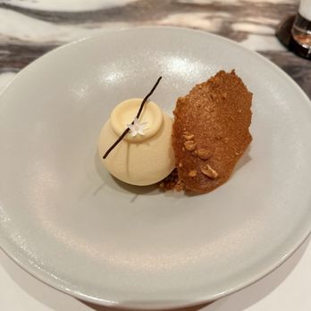 bōm - 1 of 2 dessert (white chocolate shell with ice cream) - Korean Near Me - New York, New York