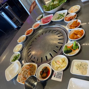 Mr BBQ - Great banchan spread. - Korean Near Me - Fullerton, California Mr BBQ - Great banchan spread. - Korean Near Me - Fullerton, California