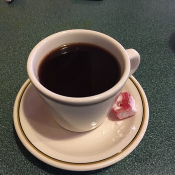 Caspian Grill - Turkish coffee with ginger candy - Persian/Iranian Near Me - Austin, Texas Caspian Grill - Turkish coffee with ginger candy - Persian/Iranian Near Me - Austin, Texas