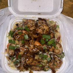 Mangos Caribbean Restaurant - Jerk Shrimp Pasta