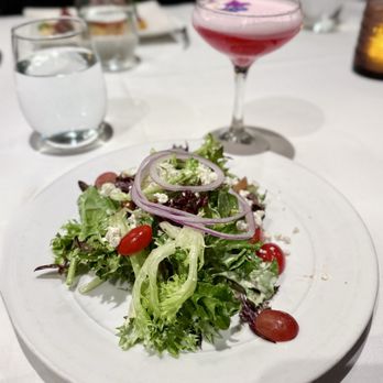 The Winery Restaurant & Wine Bar - Dinner Winery House Salad - Wine Bars Near Me - Tustin, California
