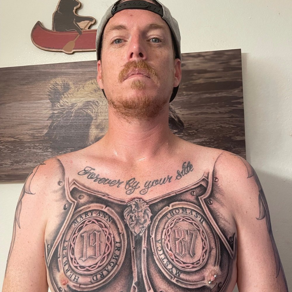 Hidden City Tattoo - Chest work done by Victor. - Tattoo Near Me - Temecula , California Hidden City Tattoo - Chest work done by Victor. - Tattoo Near Me - Temecula , California