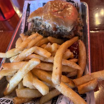 Pig & Brew - So my friend couldn't wait for me to take a pic - Barbeque Near Me - Richmond, Virginia Pig & Brew - So my friend couldn't wait for me to take a pic - Barbeque Near Me - Richmond, Virginia