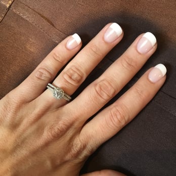 Hi-Way Nails - Acrylic french nails for my wedding! - Nail Salons Near Me - Chicago, Illinois