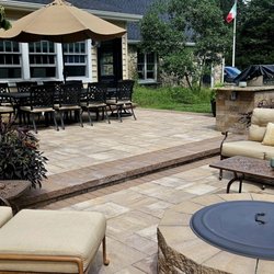 Fran's Wicker & Rattan Furniture - Complete outside living area.