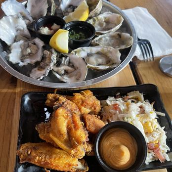 Seasurf Fish Co - oyster and lemon pepper wings - Seafood Near Me - Del Mar, California