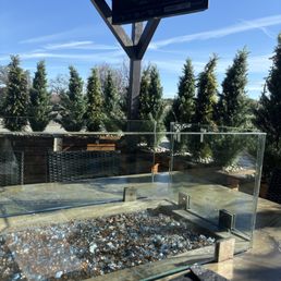 The patio is so nice.