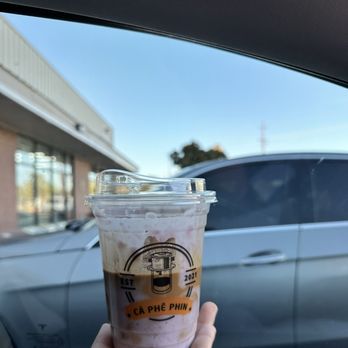 Ca Phe Phin - $8 taro coffee - Coffee & Tea Near Me - Sacramento, California