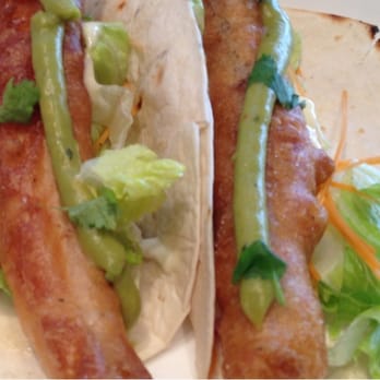 NINE18 - Fish tacos.  $3 each daily special on Fridays. - American Near Me - Brampton, Ontario