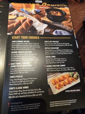 Menu photo 6 Ford's Garage Orlando International Outlets Orlando, FL