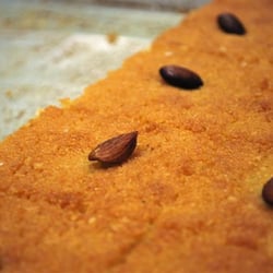 Beirut - Lebanese sweet - semolina-based. (?)